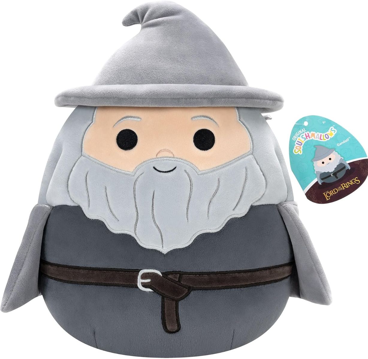 Jazwares SQWB00314 - Squishmallows - Herr der Ringe - Pl&uuml;schfigur Gandalf, 25 cm 