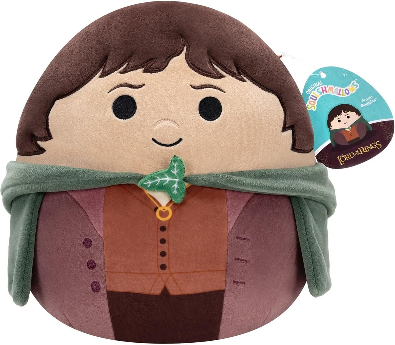 Jazwares SQWB00313 - Squishmallows - Herr der Ringe - Frodo Pl&uuml;schfigur, ca. 25 cm 