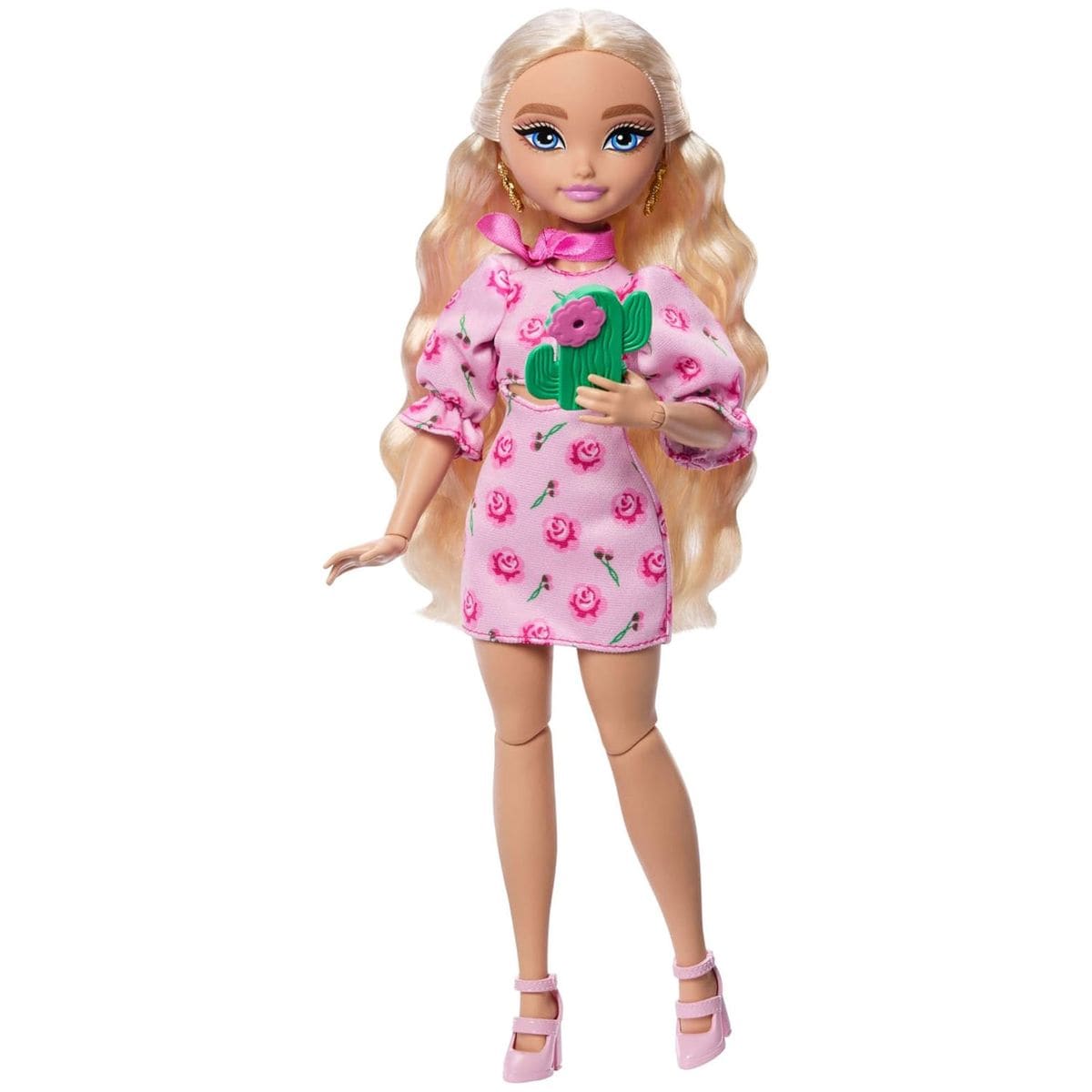 Mattel JGH87 - Barbie - Dream Besties - Malibu Puppe &ndash; Modepuppe mit 11 Zubeh&ouml;rteile und Accessoires 