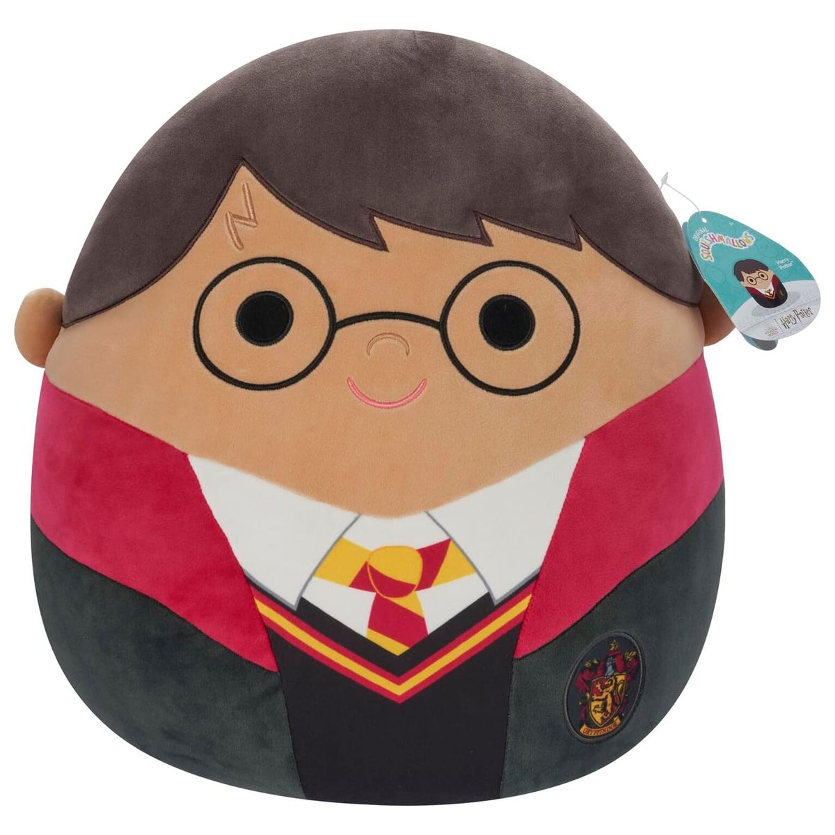Jazwares SQWB0098 - Squishmallows - Harry Potter - Pl&uuml;schfigur: Harry in Gryffindor-Robe, ca. 25 cm 