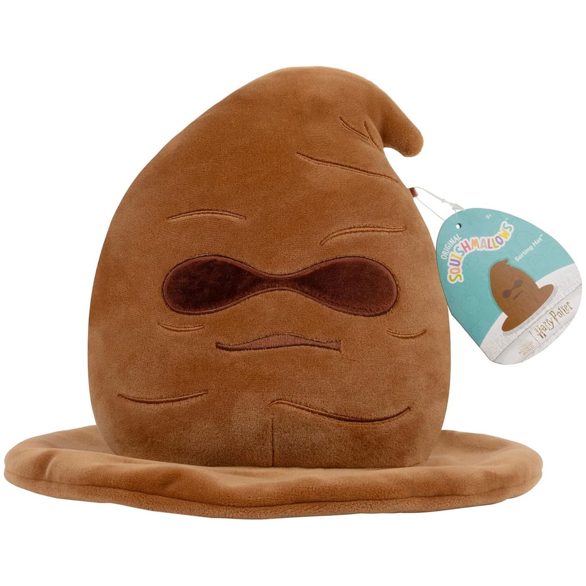 Jazwares SQWB0029 - Squishmallows - Harry Potter - Wizarding World - "Sprechender" Hut 25 cm, Kissen 