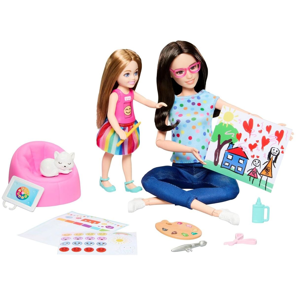 Mattel HRG48 - Barbie - You can be anything - Kunsttherapeutin, Puppen mit Zubehör