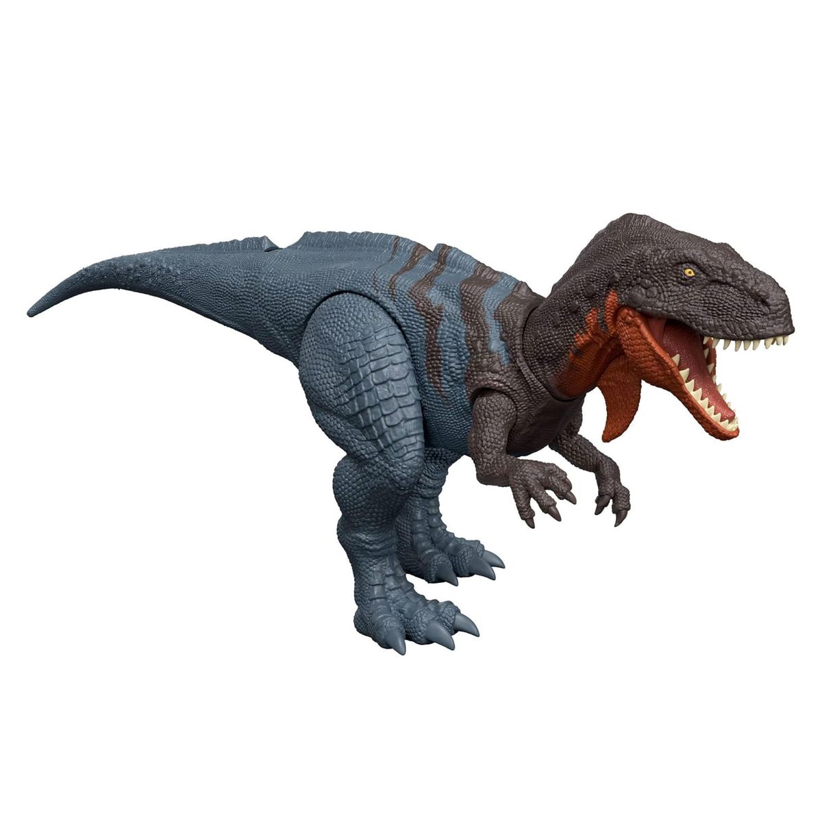 Mattel JGB91 - Jurassic World - Rebirth - Spielfigur, mit Br&uuml;llattacke und Sound, Abelisaurus 