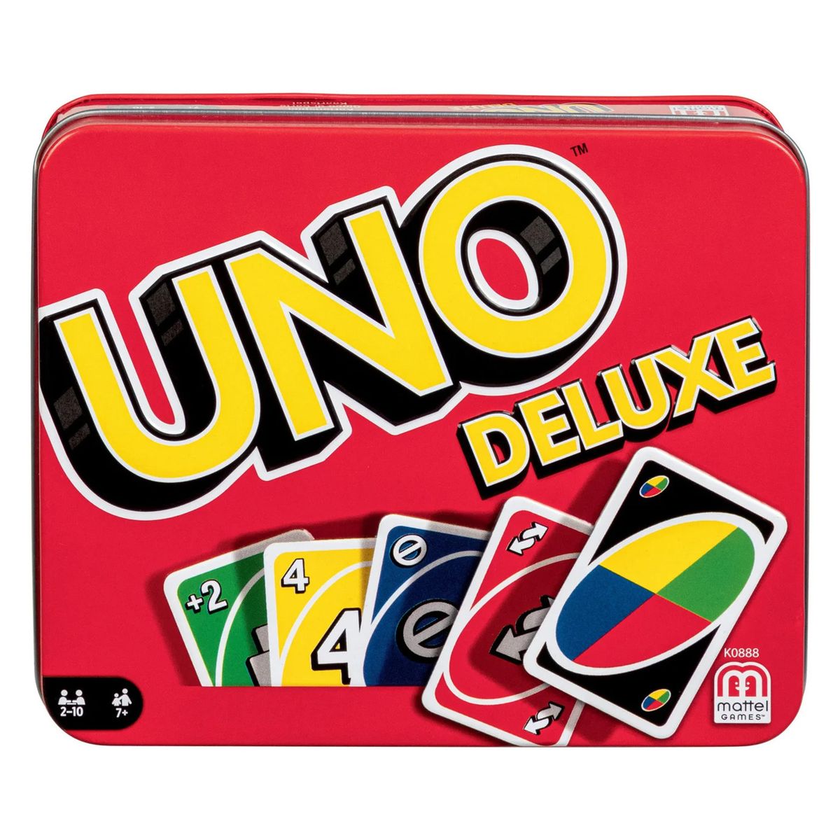 Mattel K0888 - UNO - Kartenspiel in Metall-Box, UNO Deluxe 