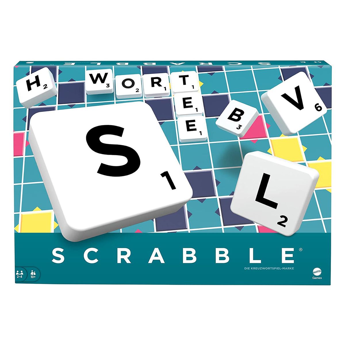 Mattel Y9598 - Scrabble - Original, Gesellschaftsspiel 