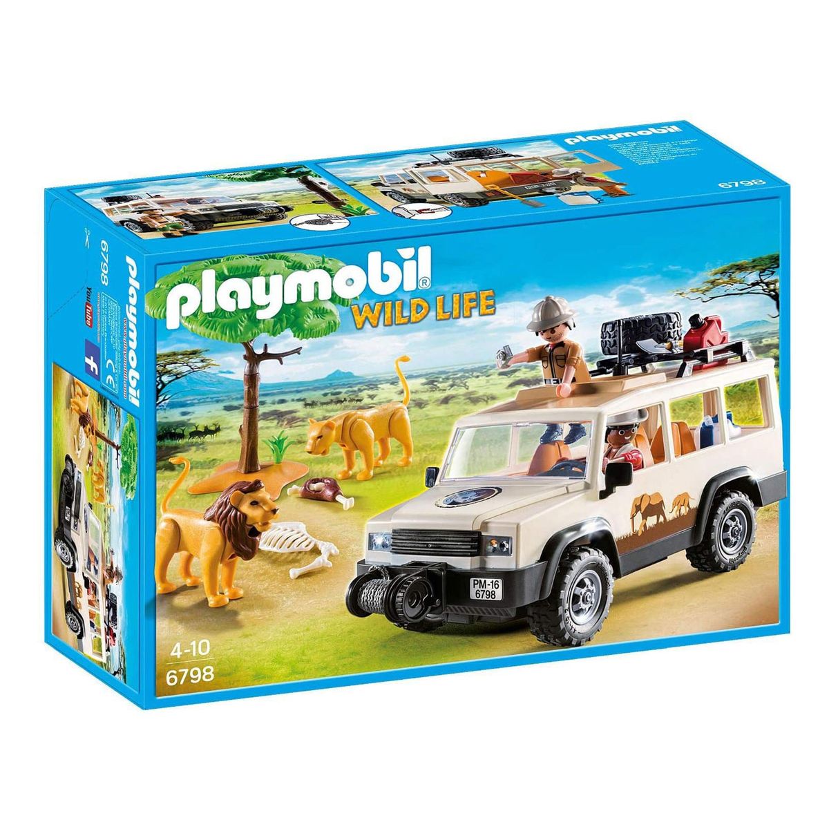 PLAYMOBIL&reg; 6798 - Wild Life - Spielset, Safari-Gel&auml;ndewagen mit Seilwinde 