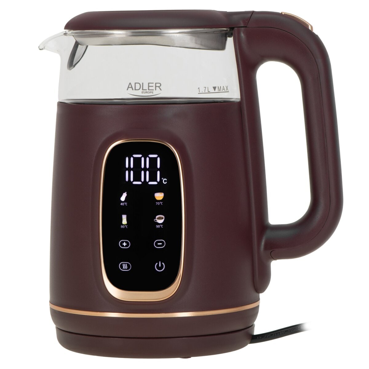 AD 1305 BUG Wasserkocher 2200 W - 5 Temperatureinstellungen, 360&deg;-Sockel - Bild 1
