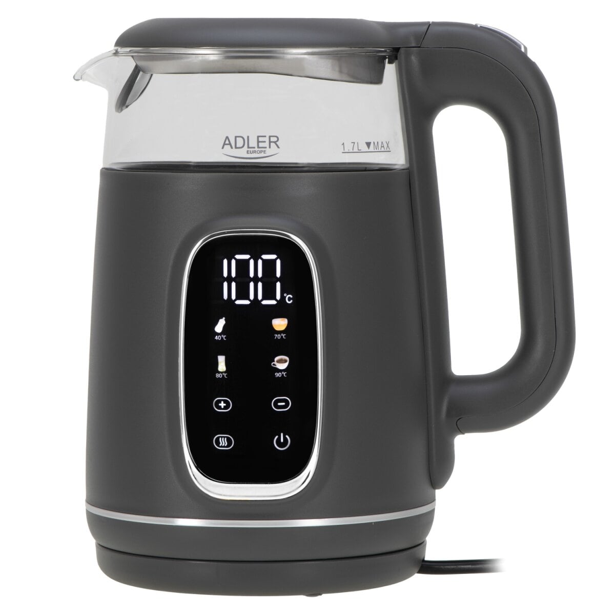 AD 1305 GS Wasserkocher 2200 W - 5 Temperatureinstellungen, 360&deg;-Sockel - Bild 1