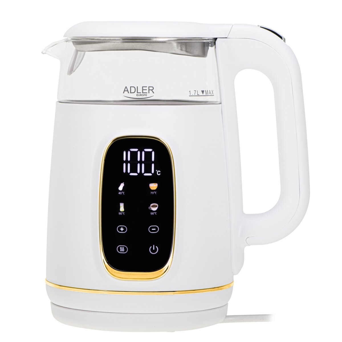 AD 1305 WG Wasserkocher 2200 W - 5 Temperatureinstellungen, 360&deg;-Sockel - Bild 1