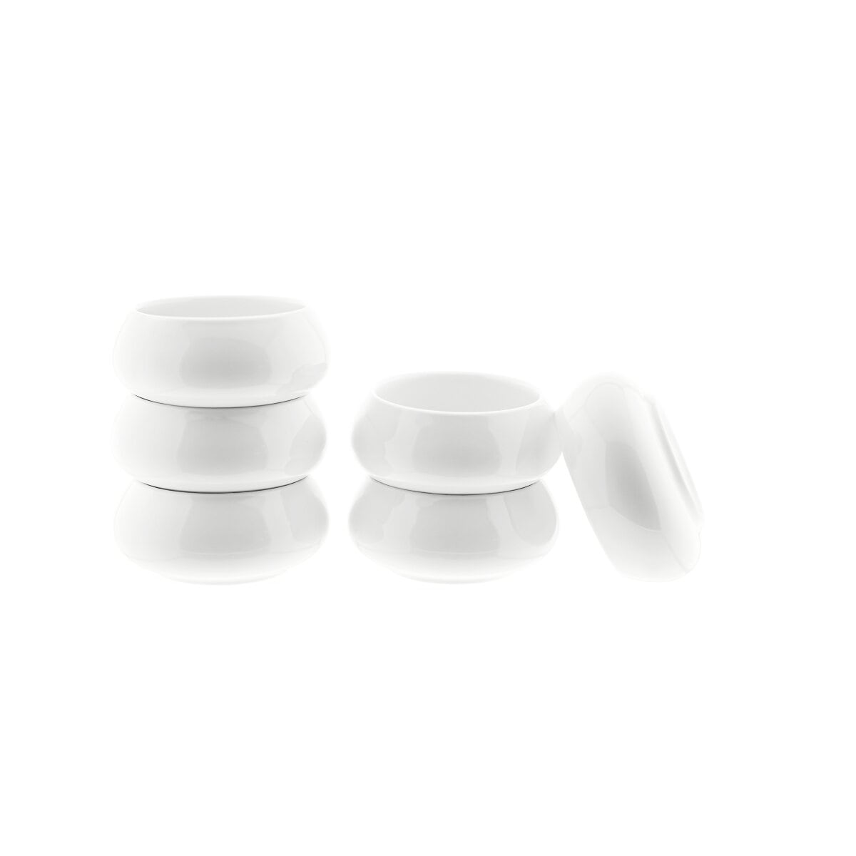 Lissa Bonna 6er-Set Dipschalen aus hochwertigem Porzellan - 8,5 x 4 cm - Bild 1