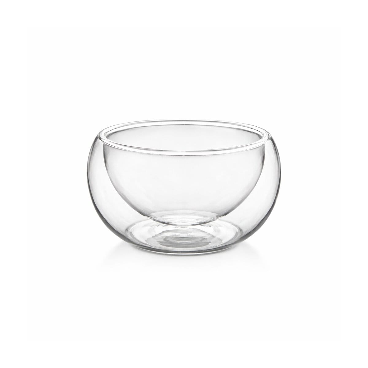 Doppelwandige Dessertschalen 2er Set. aus Glas im eleganten Design - 250 ml - Bild 1