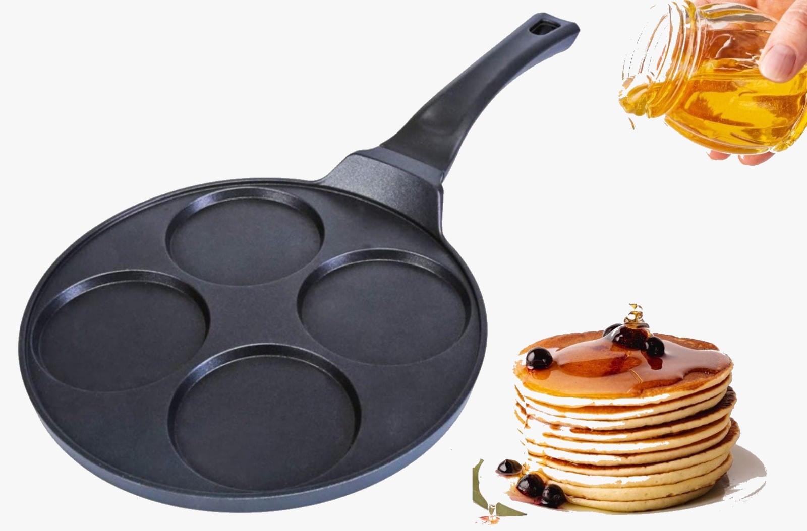Aluguss Pfannkuchen Pfanne &Oslash;26cm - Bild 1