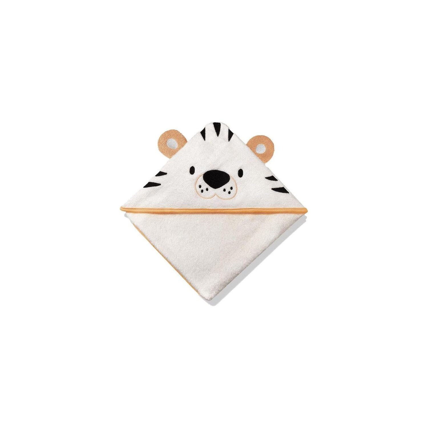 Tropic Bamboo Kapuzenhandtuch f&uuml;r Babys aus Viskose mit Tiger Motiv - Bild 1