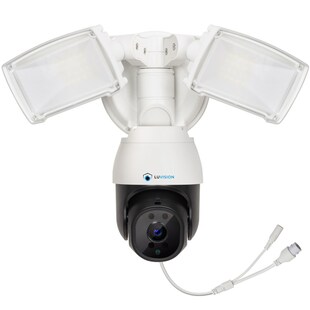 LUVISION LED Flutlicht PTZ WLAN Überwachungskamera mit Bewegungsverfolgung Lampe AI Auto Tracking 