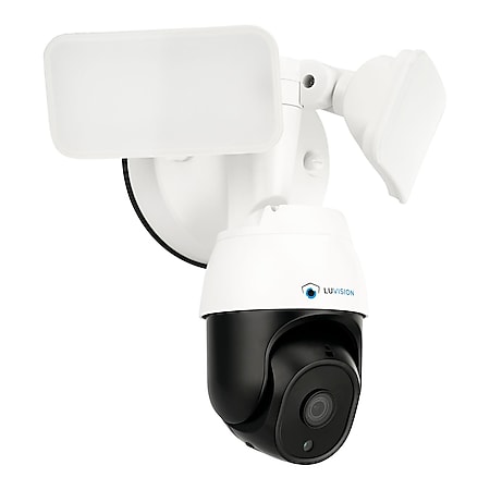 LUVISION LED Flutlicht PTZ WLAN Überwachungskamera mit