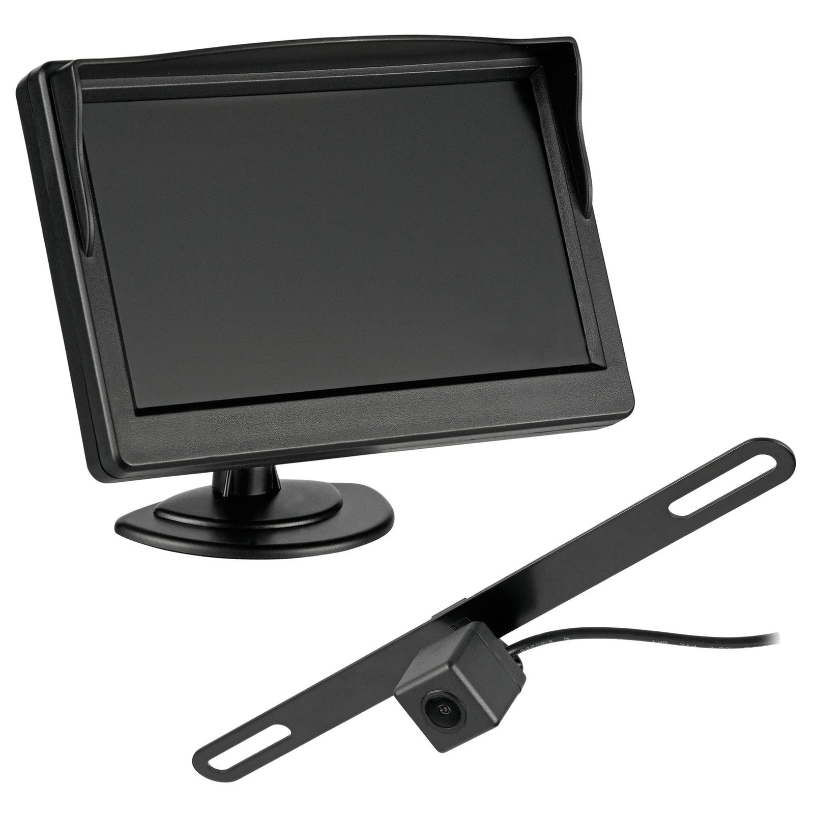 CARMATRIX Digitales HD Funk R&uuml;ckfahrsystem 5" Monitor Nummernschild 170&deg; Distanzlinien 