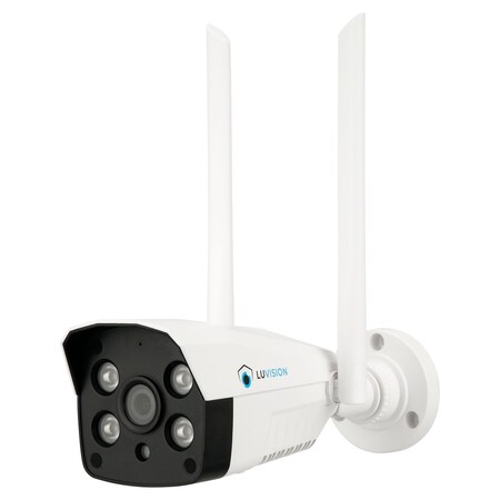 LUVISION 4G / LTE Spotlight 3MP IP Überwachungskamera Kamera mit SIM  Mobilfunk Karte Sirene Outdoor