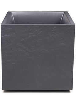 Pflanzkübel Vulkan 50 Pierre anthrazit Schieferoptik 