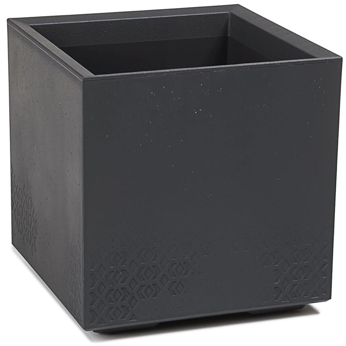 Pflanzk&uuml;bel Beton 40 Caro Rollen 100% recycled anthrazit 