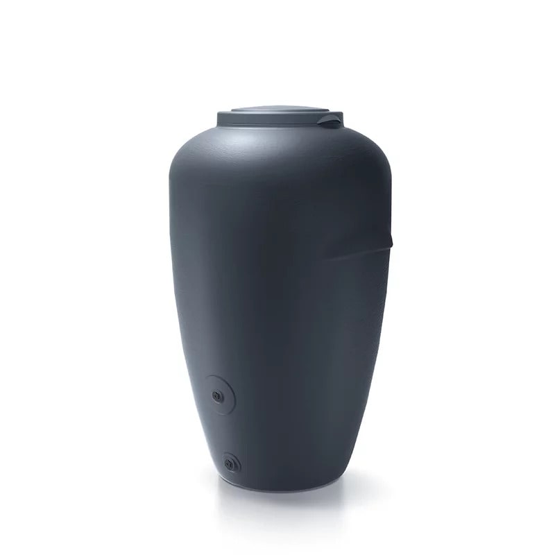 Regentonne Wasserbeh&auml;lter Amphore Anthrazit 440Lanthr. 