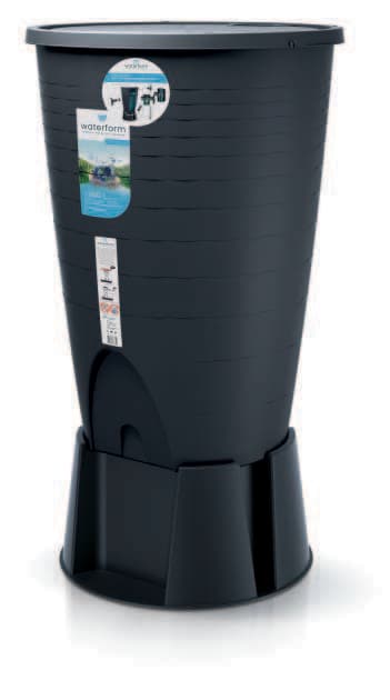 Regentonne 260L mit St&auml;nder und F&uuml;llautomat 