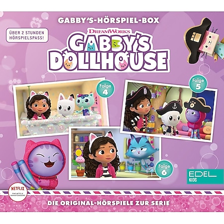 Edel kids CD-Box Gabby`s Dollhouse - Hoerspiel-Box Vol.2 (Folge 4-6) 