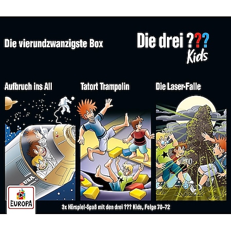 Europa (Sony-Music) CD-Box Die drei ??? kids - 24. Box (F.70-72) 