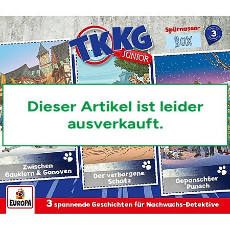 Europa (Sony-Music) CD-Box TKKG Junior - 3.Box (F.7-9) 