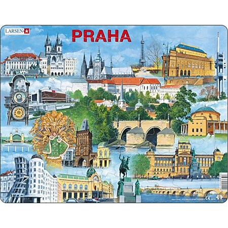 Larsen Puzzle Puzzle - Prag (Sehenswuerdigkeiten) 