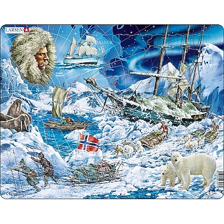 Larsen Puzzle Puzzle - Nordpol (neutral) 