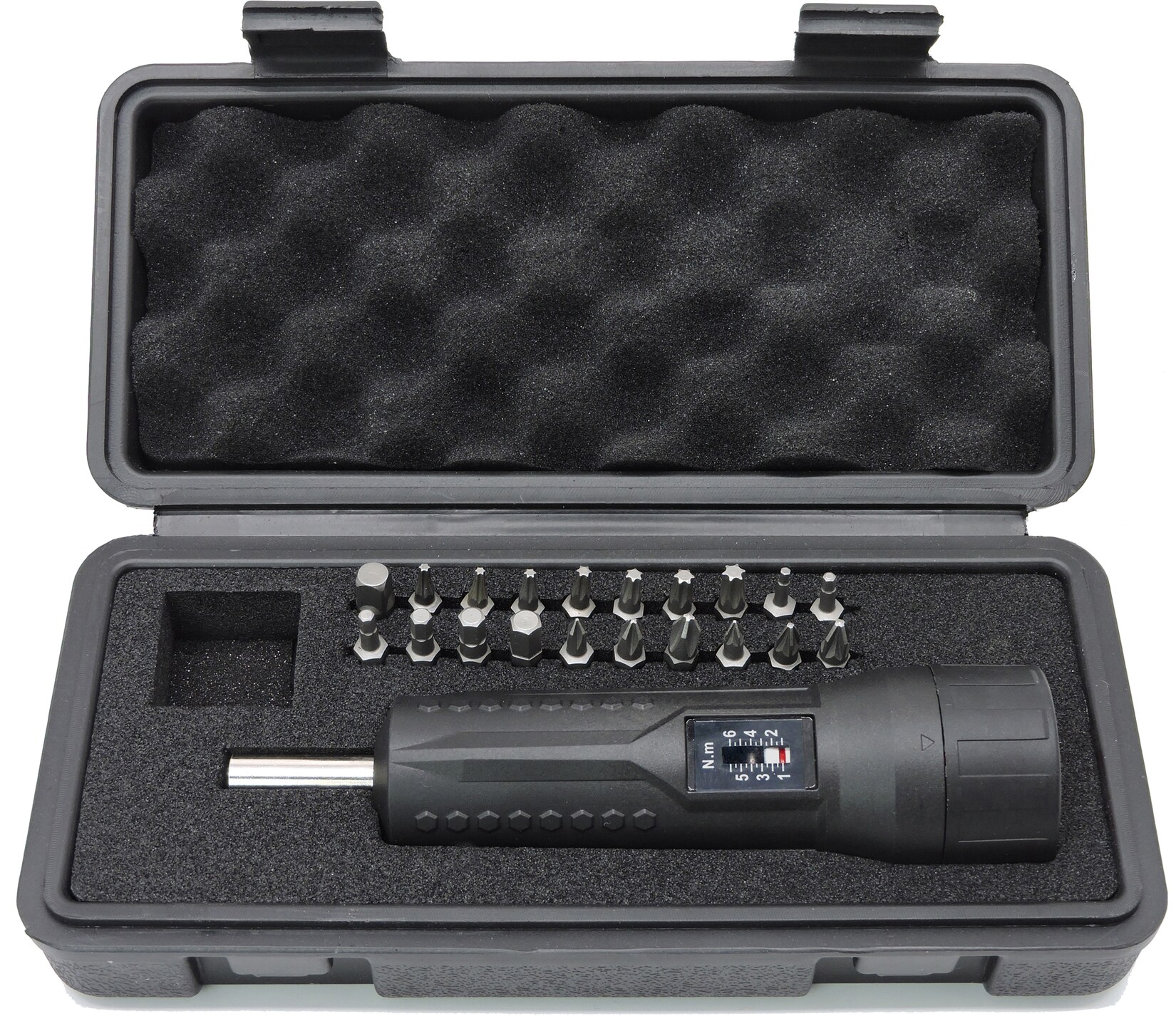 FAMEX 10897 Drehmomentschlüssel 1/4" – 1-6 Nm - Schraubendreher