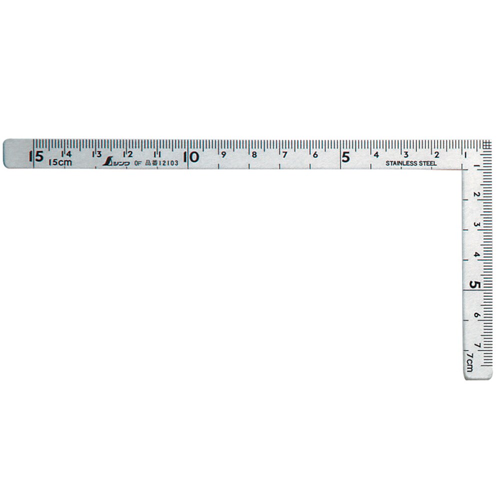 Shinwa 12103 Zimmermannswinkel 150x75mm 