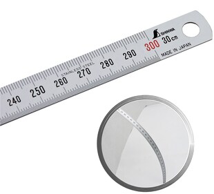 Shinwa 29017 Edelstahllineal flexibel 30 cm 