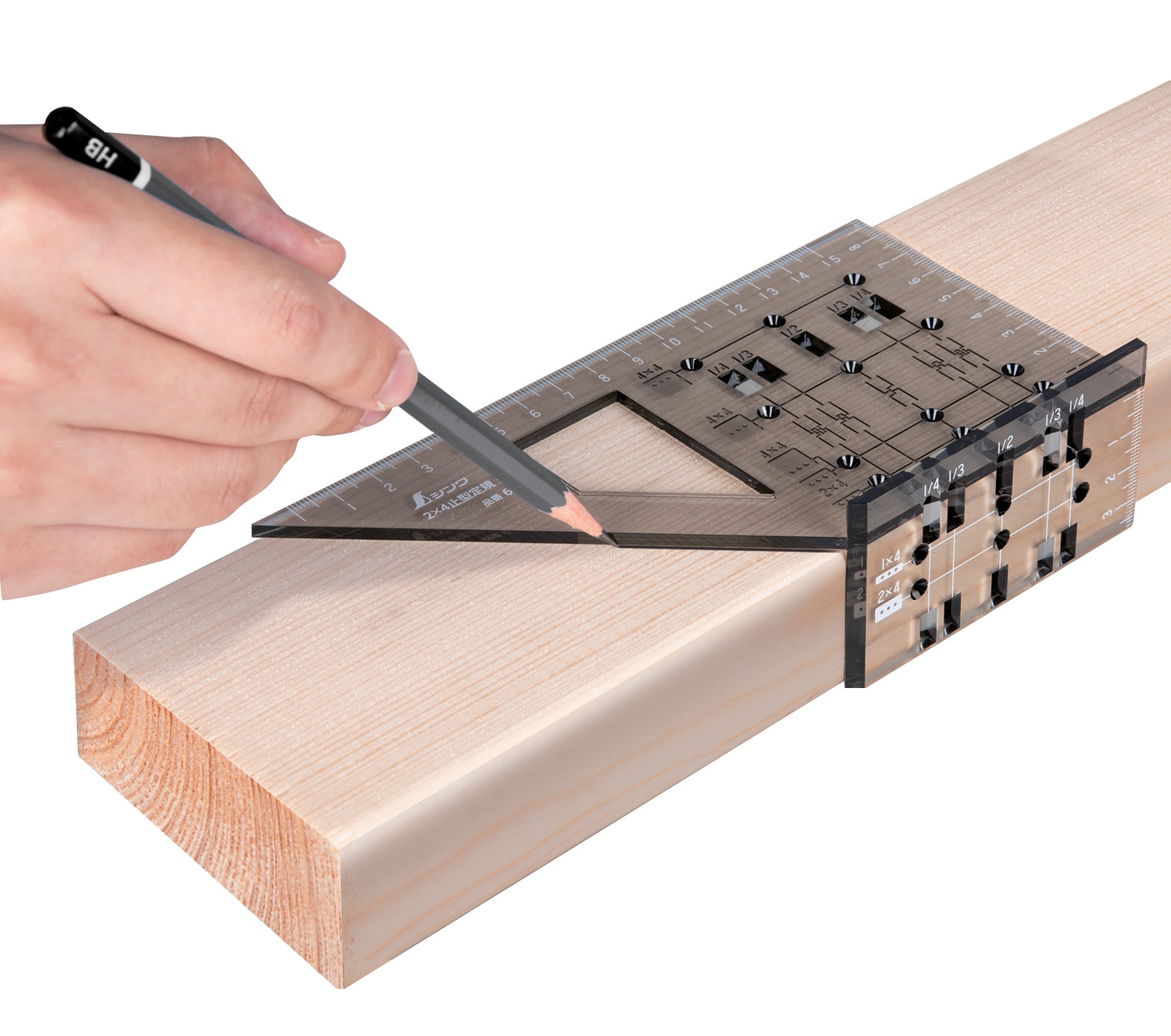 Shinwa 32723 Anschlag-Gehrungswinkel 45&deg;/90&deg; 