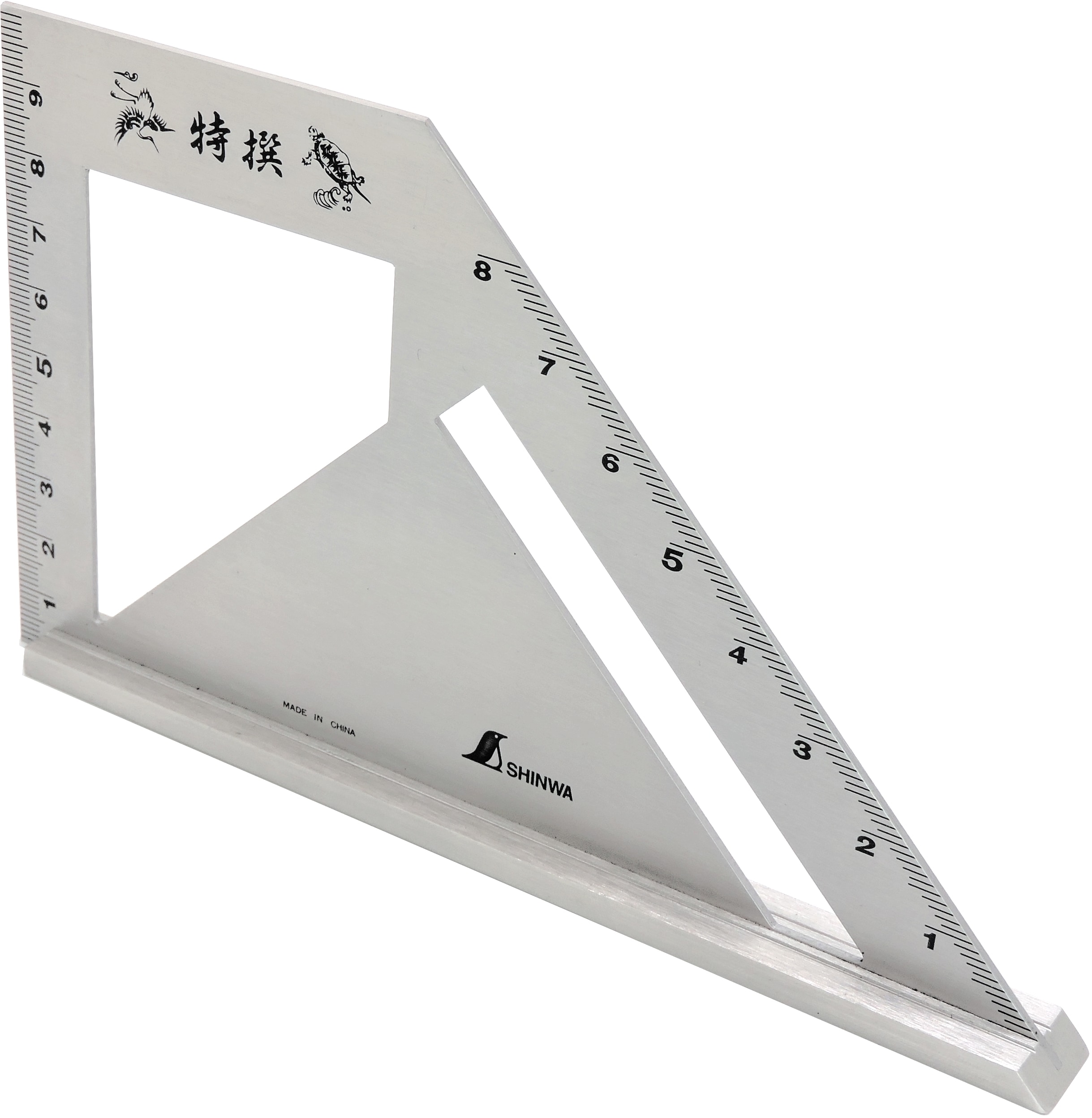 Shinwa 32740 Winkel mit Gehrung 45&deg; und 90&deg; 