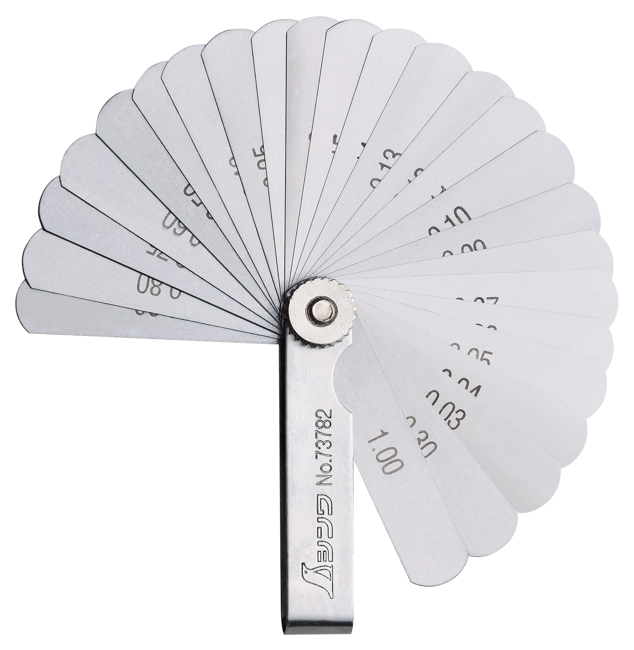 Shinwa 73782 F&uuml;hlerlehre 65 mm mit 25 F&uuml;hlern 