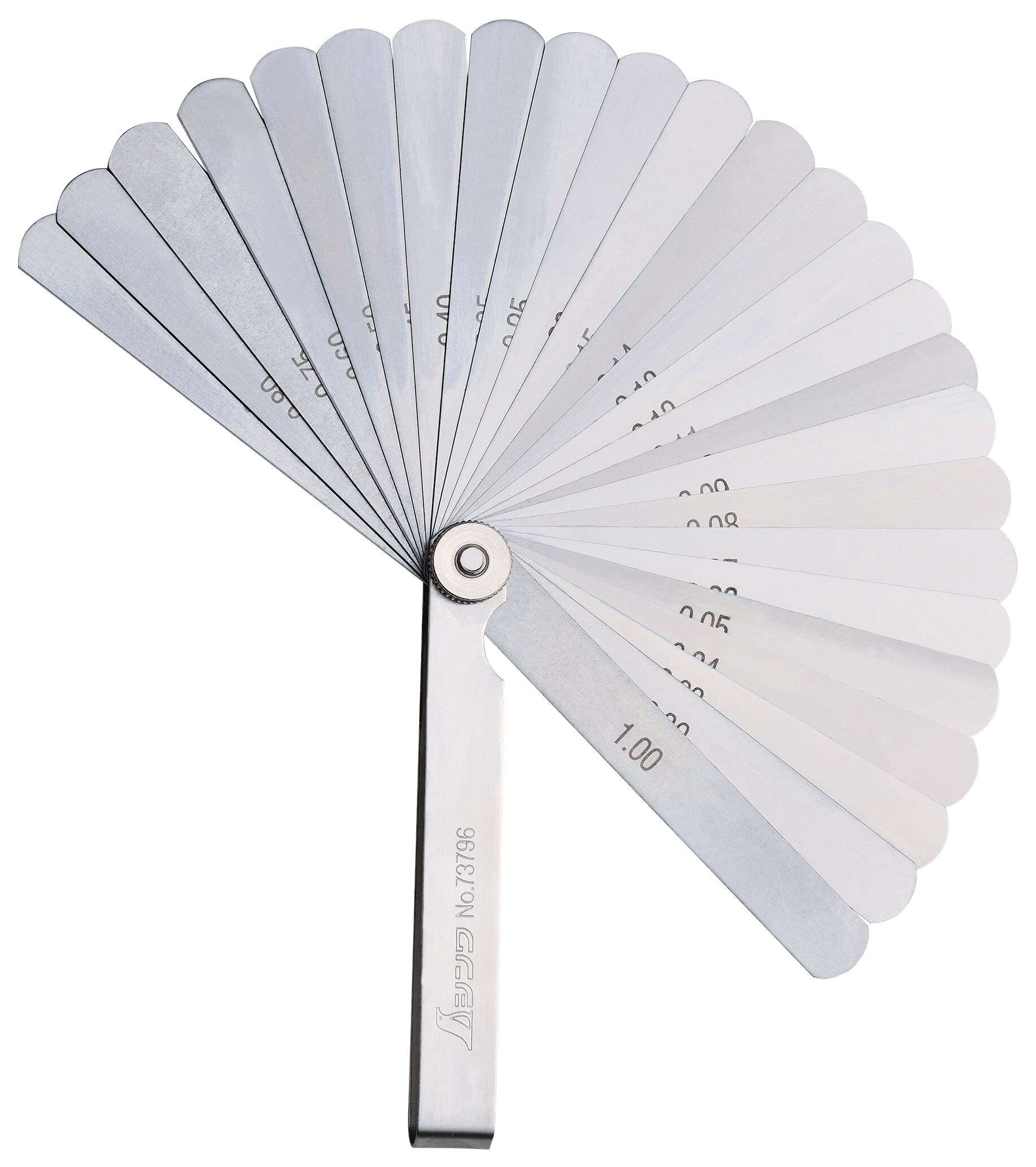 Shinwa 73796 F&uuml;hlerlehre 100 mm mit 25 F&uuml;hlern 