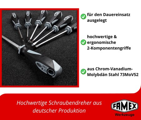 bestellen Werkzeug Steckschlüsselsatz Set Marktkauf 420-18 und mit bei Profi online Werkzeugkoffer FAMEX