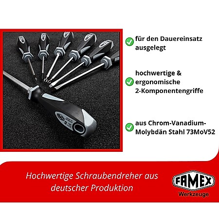 FAMEX 420-18 Profi Werkzeugkoffer mit Werkzeug Set und Steckschlüsselsatz  bei Marktkauf online bestellen