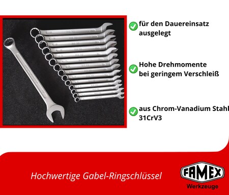 FAMEX 420-18 Profi Werkzeugkoffer mit bestellen Marktkauf bei online Steckschlüsselsatz Werkzeug und Set