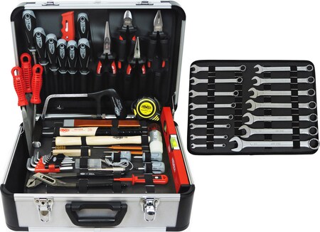 FAMEX 720-88 Profi Werkzeugkoffer mit Werkzeug Set