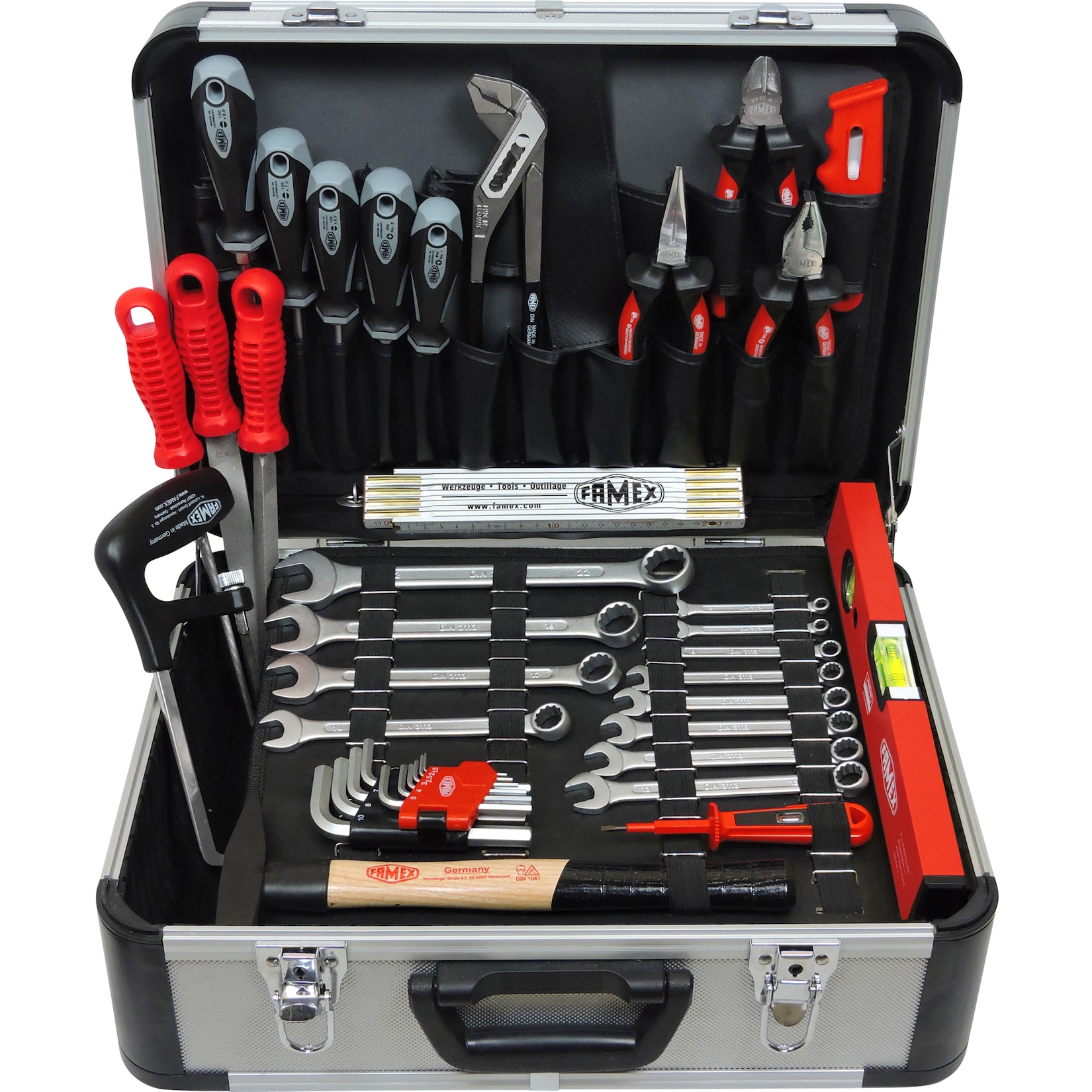 FAMEX 729-88 Profi Werkzeugkoffer mit Werkzeug in Top Qualität