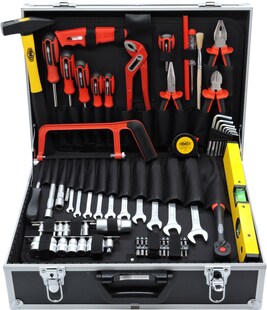 FAMEX 759-62 Werkzeugkoffer bestückt mit Werkzeug 