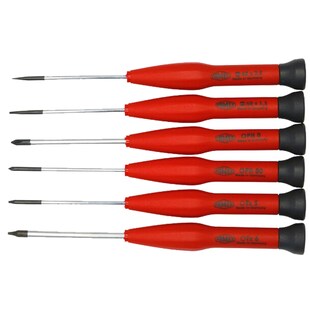 FAMEX 7744-6 Elektronik Schraubendreher Satz für Feinmechanik 