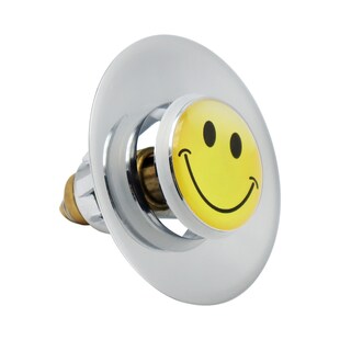 Dusbad Pop Up Universal Waschbeckenstöpsel Smiley 34-38mm 