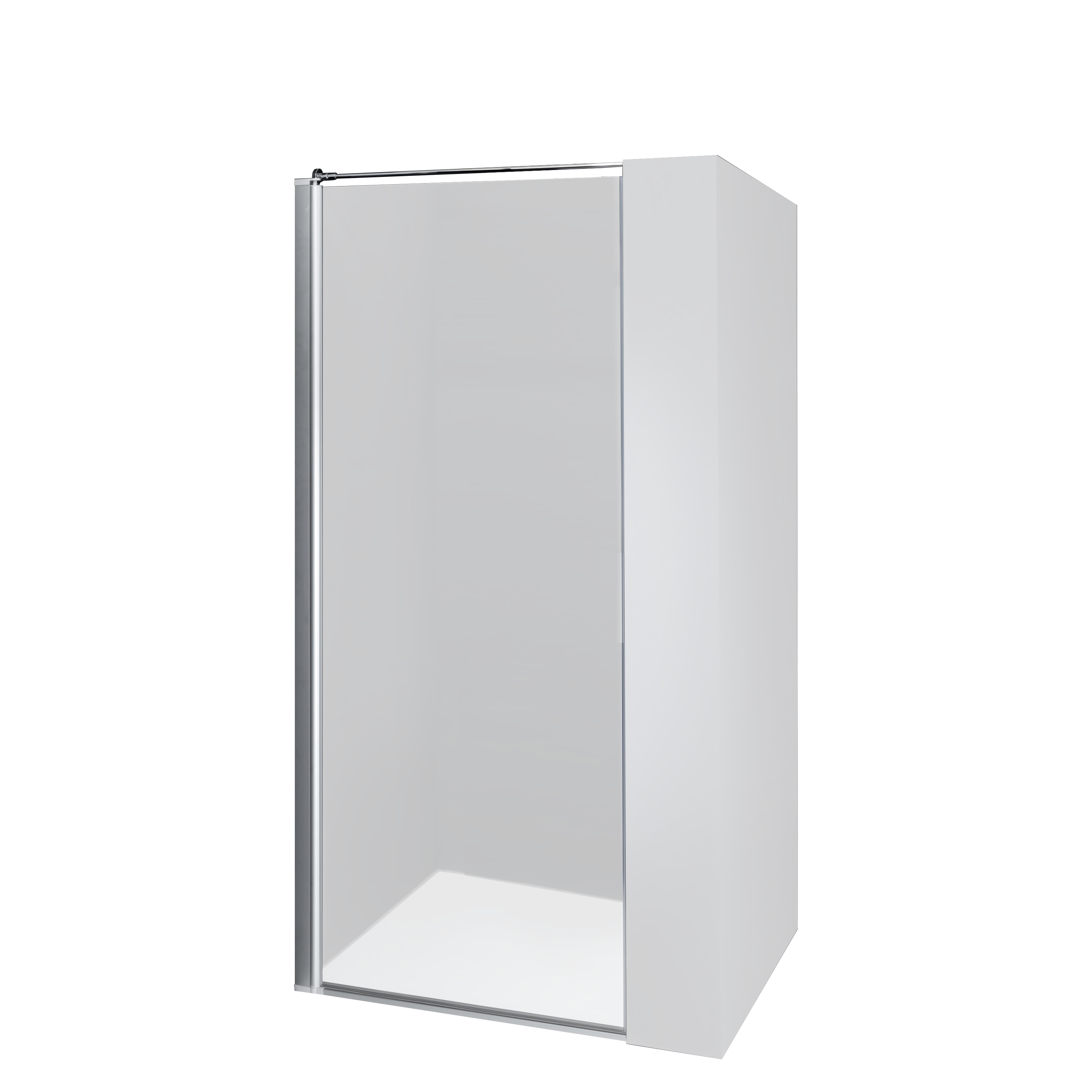 Duschabtrennung Dusbad Vital 5 Pendelt&uuml;r in Nische Anschlag links 800mm 