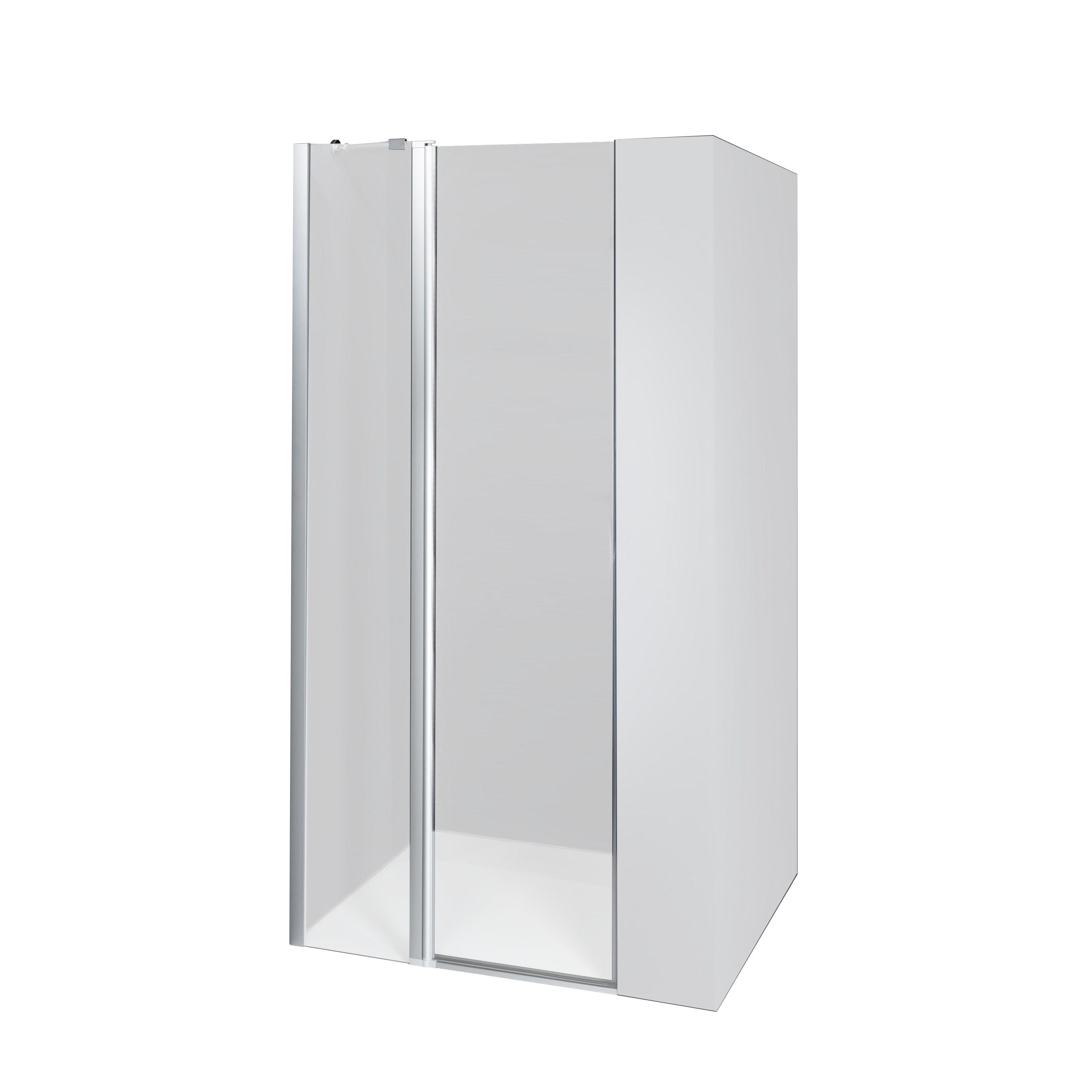 Duschkabine Dusbad Vital 5 Pendelt&uuml;r an FT+Seitenwand Anschlag:Links,Breite:90cm 