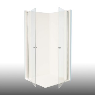 Duschkabine/ Duschabtrennung Dusbad Vital 2 Pendeltür/  Eckdusche  links 1000mm rechts 800mm 