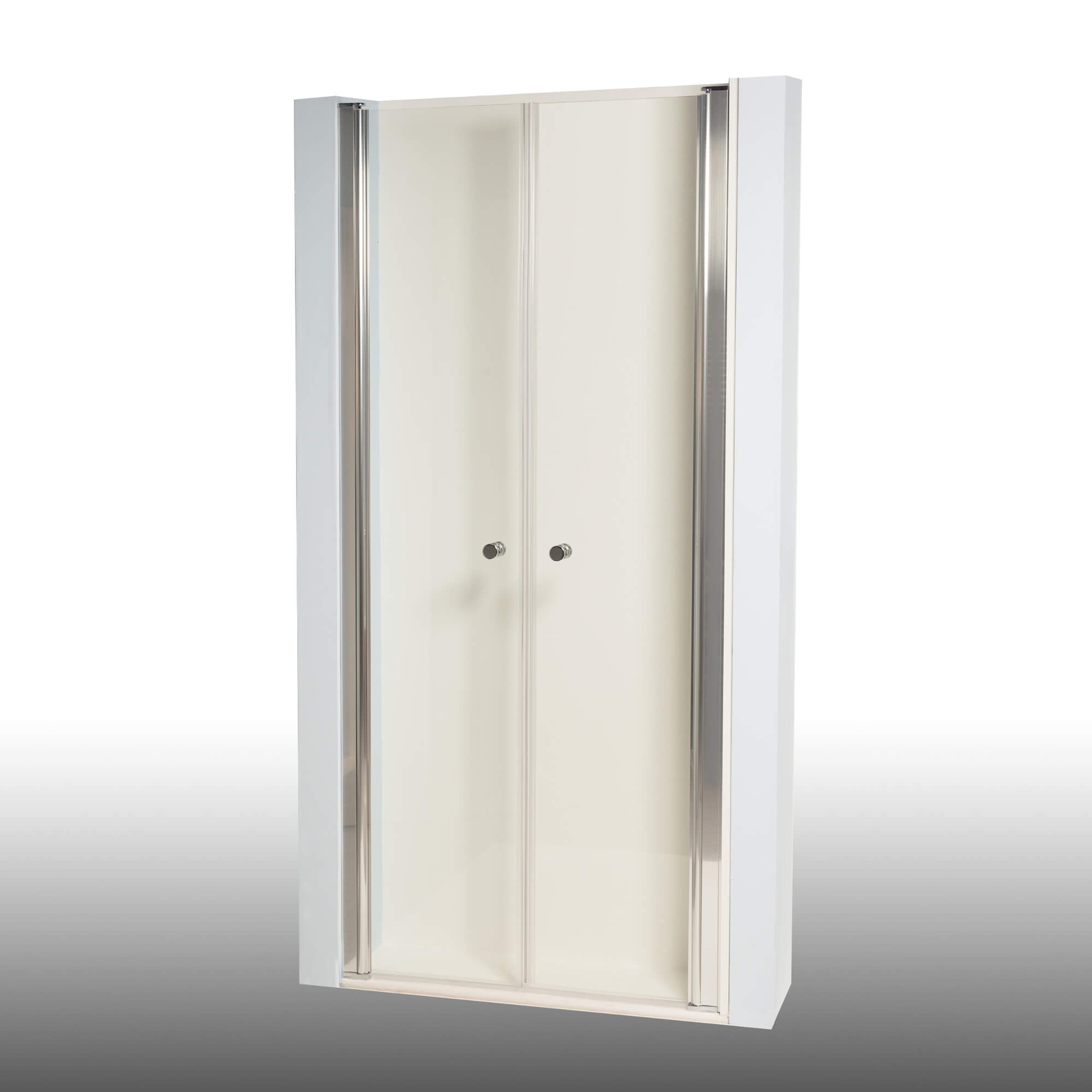 Duschkabine/Duschabtrennung Dusbad  Vital 2 / zweiteilige Pendelt&uuml;r in Nische    900mm 