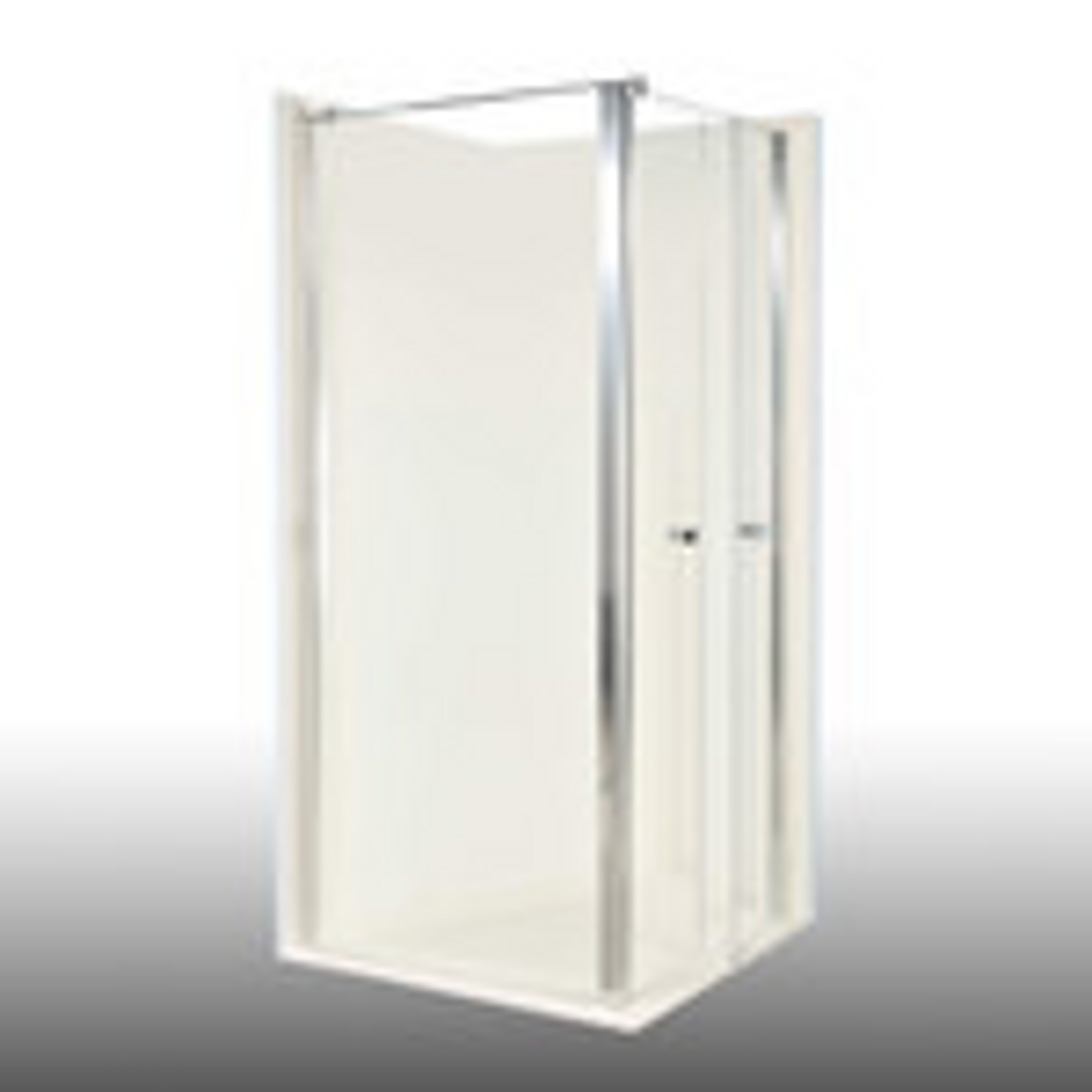 Duschkabine / Duschabtrennung Vital 2 zweiteilige Pendelt&uuml;r rechts und Seitenwand links 825mm rechts 900mm 